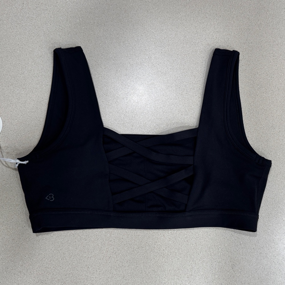 Crisscross blogilates Medium Black Women's Bra low neck - Picture 6 of 8